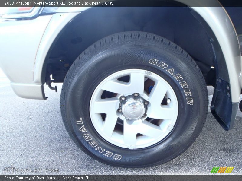 Solano Black Pearl / Gray 2003 Mitsubishi Montero Sport XLS