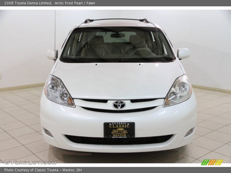 Arctic Frost Pearl / Fawn 2008 Toyota Sienna Limited