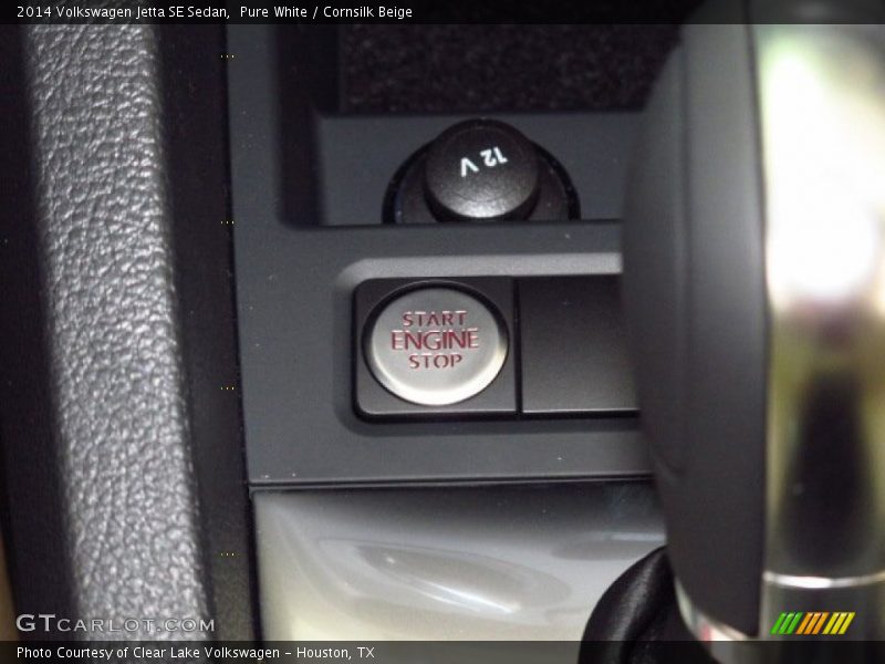 Pure White / Cornsilk Beige 2014 Volkswagen Jetta SE Sedan