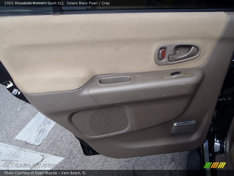 Solano Black Pearl / Gray 2003 Mitsubishi Montero Sport XLS