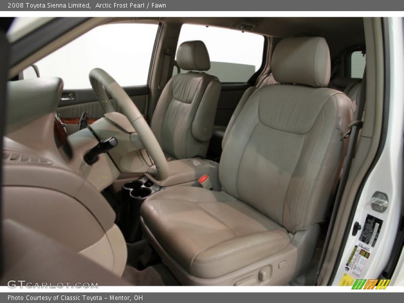 Arctic Frost Pearl / Fawn 2008 Toyota Sienna Limited