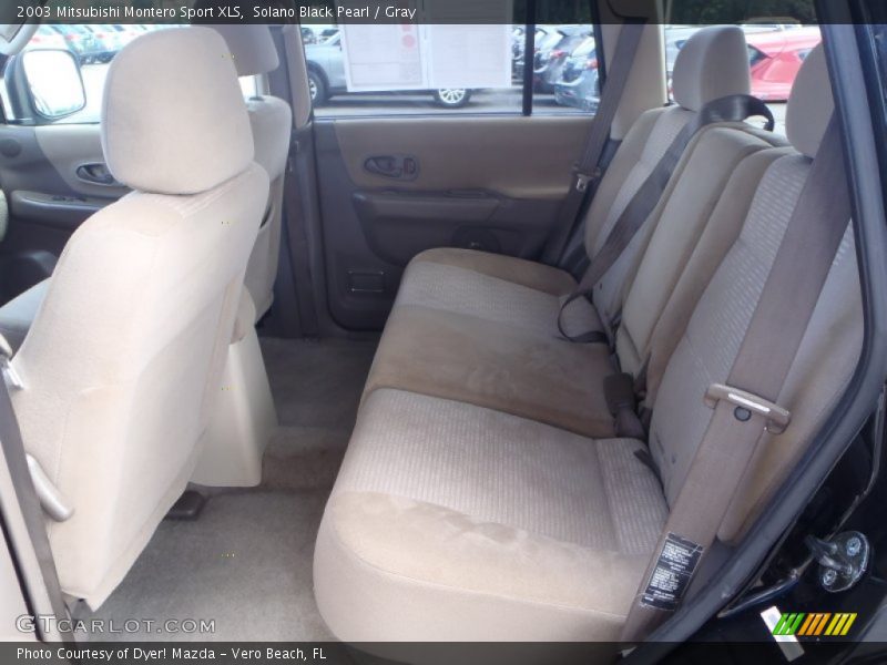 Solano Black Pearl / Gray 2003 Mitsubishi Montero Sport XLS