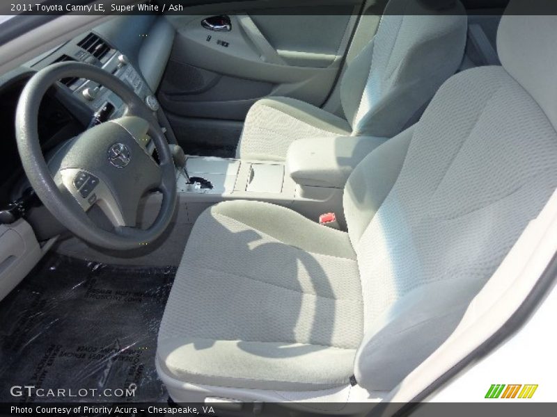 Super White / Ash 2011 Toyota Camry LE