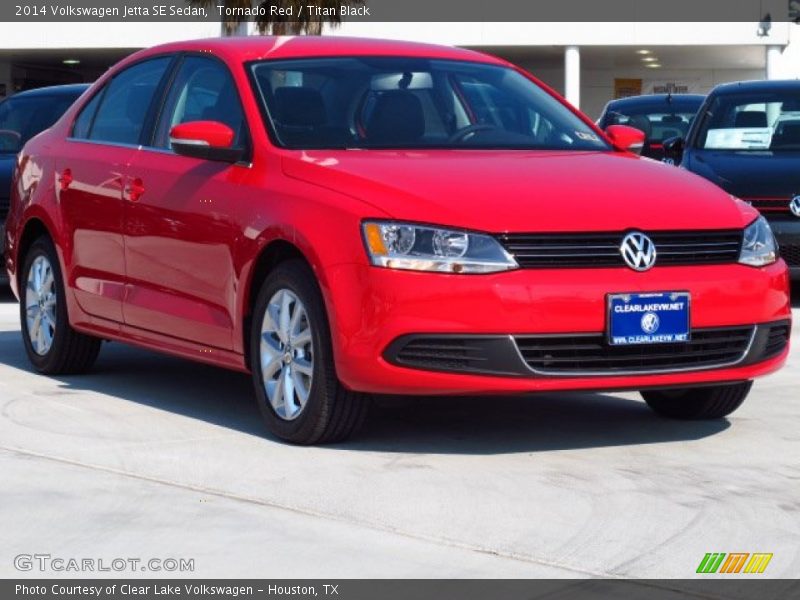 Tornado Red / Titan Black 2014 Volkswagen Jetta SE Sedan