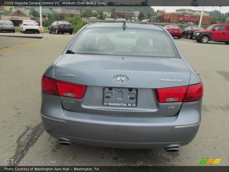 Medium Silver Blue / Gray 2009 Hyundai Sonata Limited V6