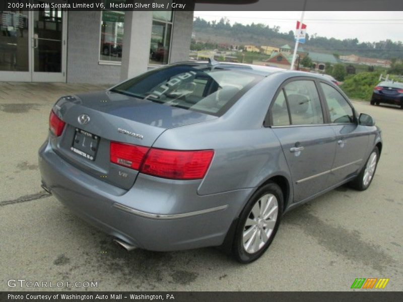 Medium Silver Blue / Gray 2009 Hyundai Sonata Limited V6