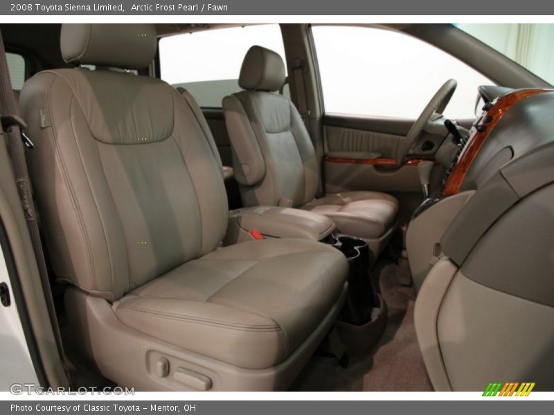 Arctic Frost Pearl / Fawn 2008 Toyota Sienna Limited