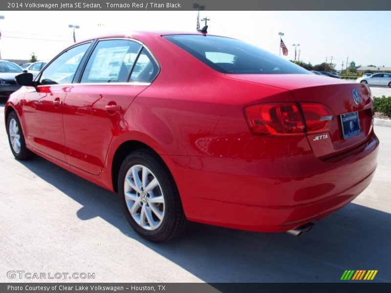 Tornado Red / Titan Black 2014 Volkswagen Jetta SE Sedan