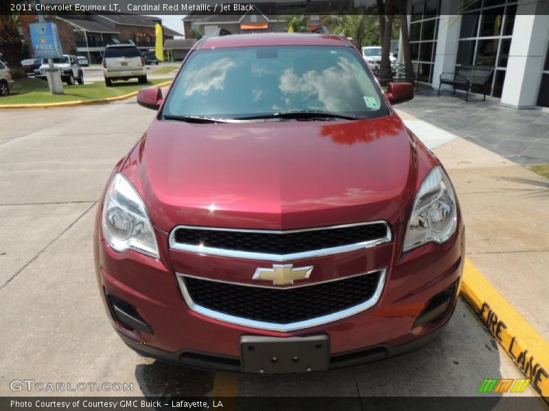 Cardinal Red Metallic / Jet Black 2011 Chevrolet Equinox LT