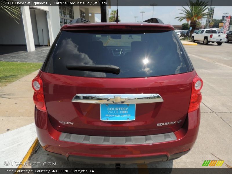 Cardinal Red Metallic / Jet Black 2011 Chevrolet Equinox LT