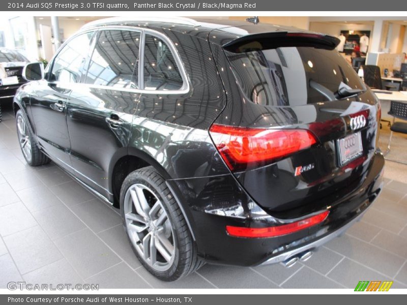 Panther Black Crystal / Black/Magma Red 2014 Audi SQ5 Prestige 3.0 TFSI quattro