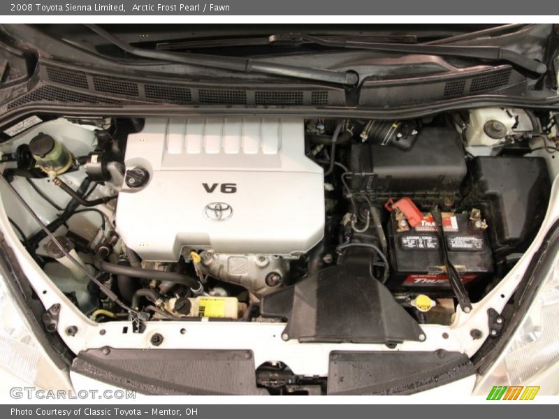 Arctic Frost Pearl / Fawn 2008 Toyota Sienna Limited