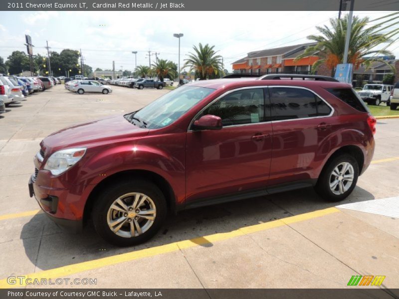Cardinal Red Metallic / Jet Black 2011 Chevrolet Equinox LT