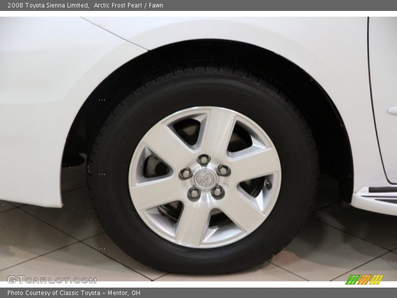 Arctic Frost Pearl / Fawn 2008 Toyota Sienna Limited