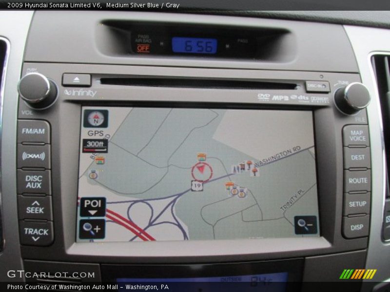 Medium Silver Blue / Gray 2009 Hyundai Sonata Limited V6