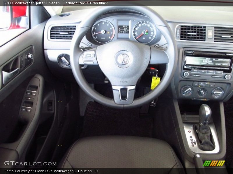 Tornado Red / Titan Black 2014 Volkswagen Jetta SE Sedan