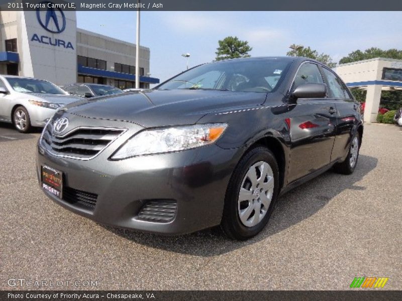 Magnetic Gray Metallic / Ash 2011 Toyota Camry LE