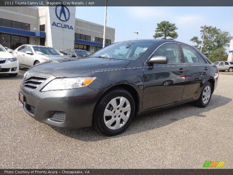 Magnetic Gray Metallic / Ash 2011 Toyota Camry LE