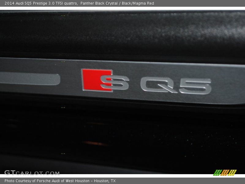 Panther Black Crystal / Black/Magma Red 2014 Audi SQ5 Prestige 3.0 TFSI quattro