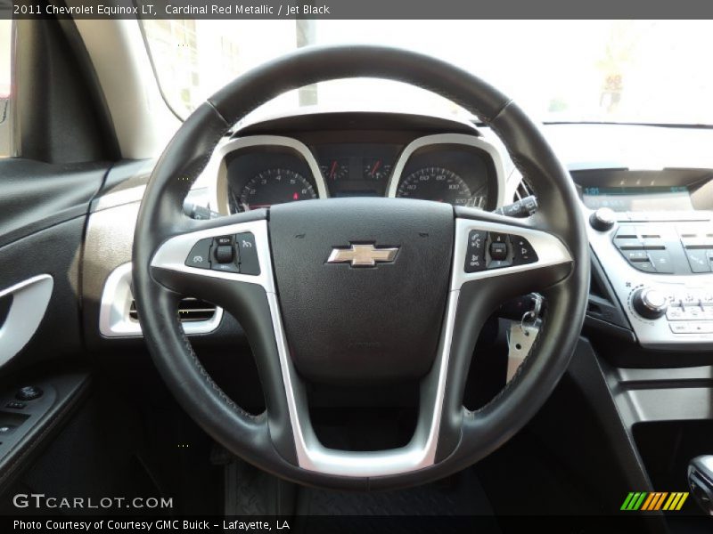 Cardinal Red Metallic / Jet Black 2011 Chevrolet Equinox LT