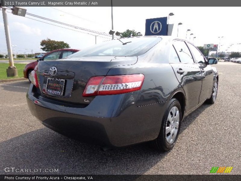 Magnetic Gray Metallic / Ash 2011 Toyota Camry LE