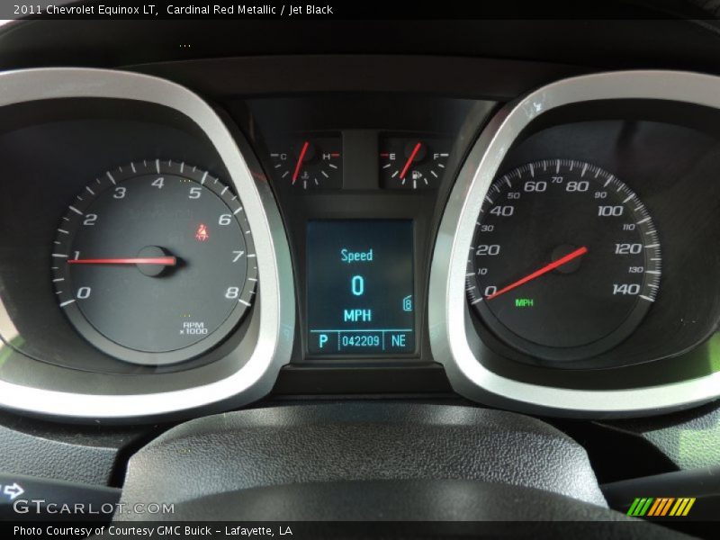 Cardinal Red Metallic / Jet Black 2011 Chevrolet Equinox LT