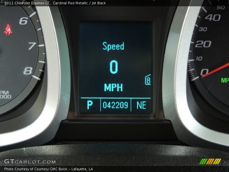 Cardinal Red Metallic / Jet Black 2011 Chevrolet Equinox LT