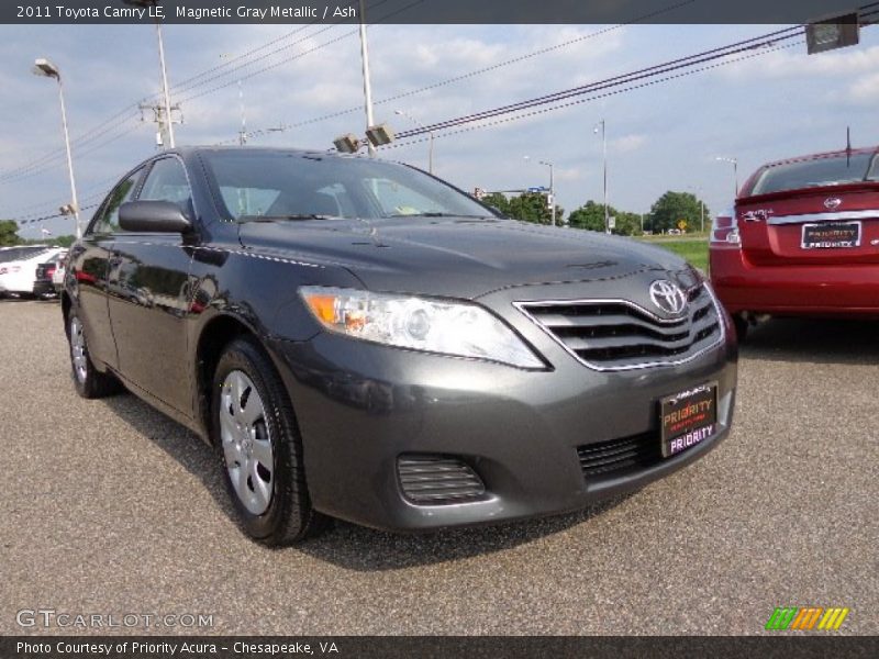 Magnetic Gray Metallic / Ash 2011 Toyota Camry LE
