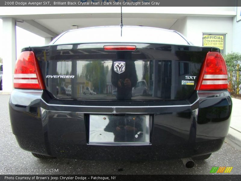 Brilliant Black Crystal Pearl / Dark Slate Gray/Light Slate Gray 2008 Dodge Avenger SXT