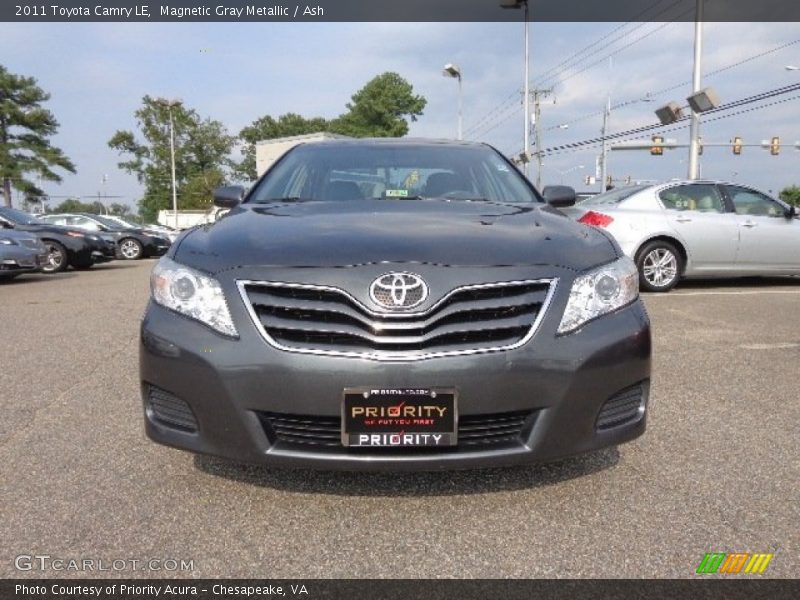 Magnetic Gray Metallic / Ash 2011 Toyota Camry LE