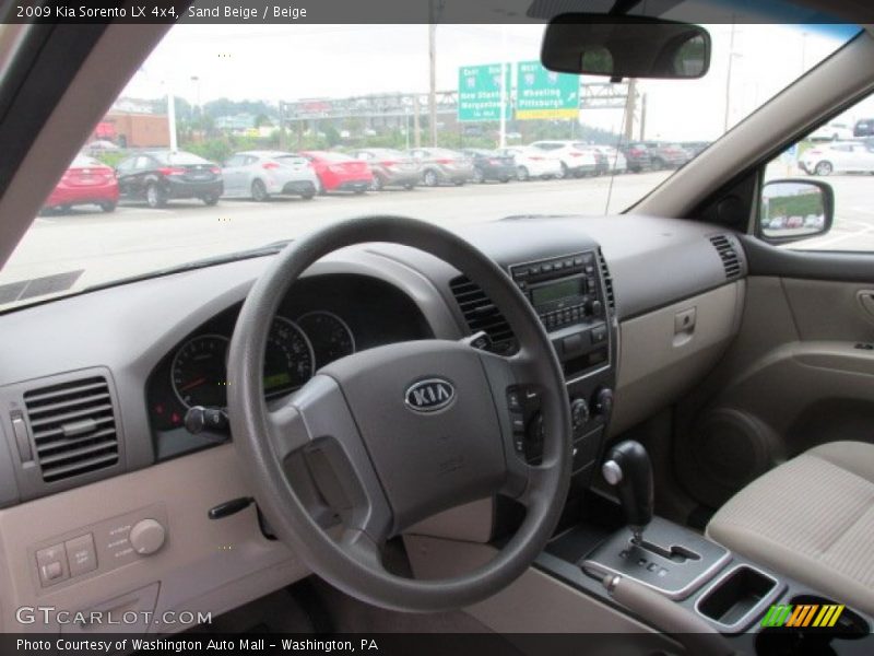 Sand Beige / Beige 2009 Kia Sorento LX 4x4