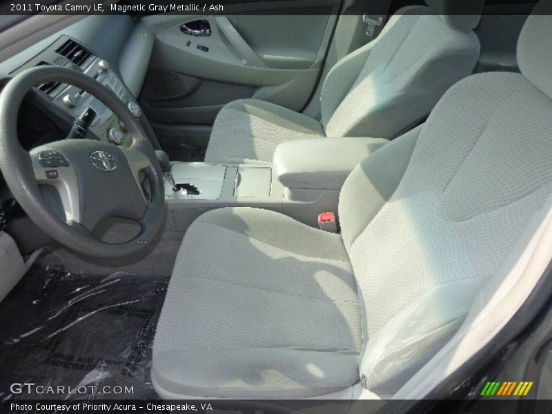 Magnetic Gray Metallic / Ash 2011 Toyota Camry LE