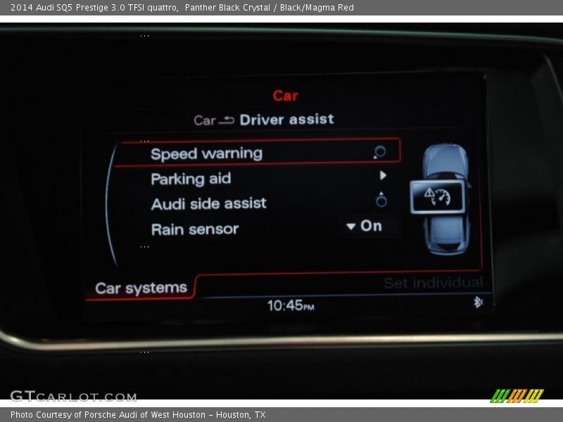 Panther Black Crystal / Black/Magma Red 2014 Audi SQ5 Prestige 3.0 TFSI quattro
