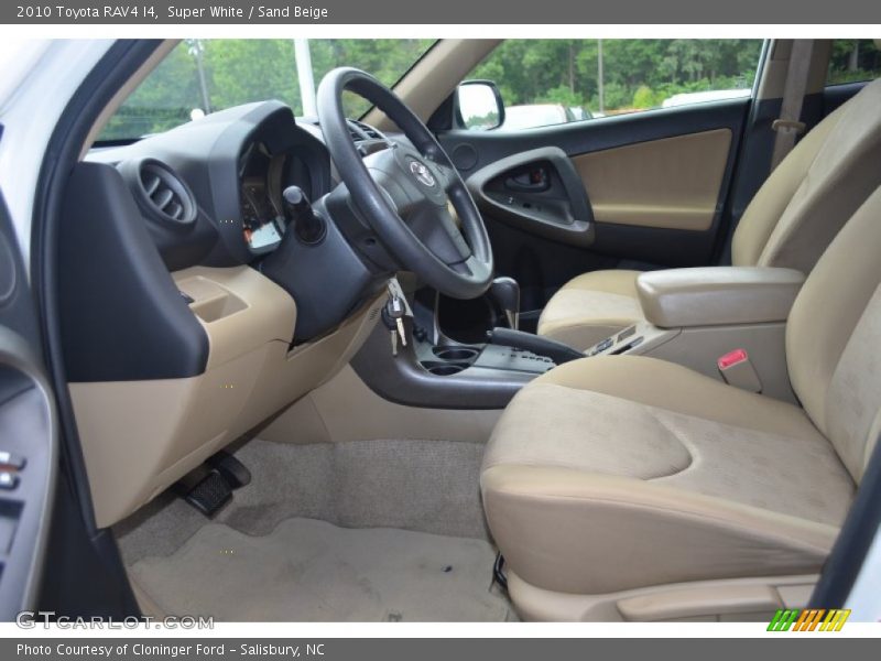  2010 RAV4 I4 Sand Beige Interior