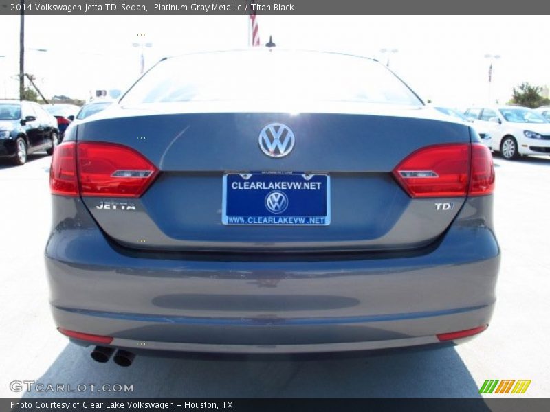 Platinum Gray Metallic / Titan Black 2014 Volkswagen Jetta TDI Sedan
