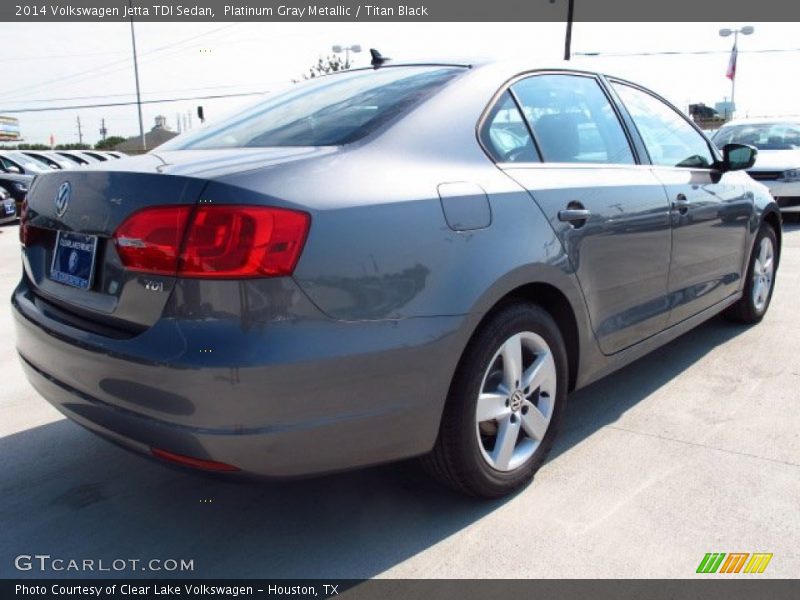 Platinum Gray Metallic / Titan Black 2014 Volkswagen Jetta TDI Sedan