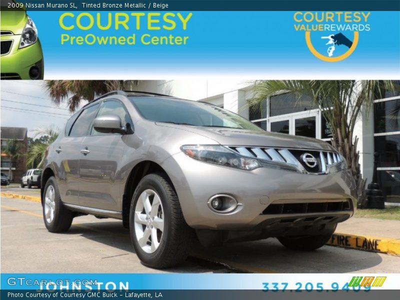 Tinted Bronze Metallic / Beige 2009 Nissan Murano SL