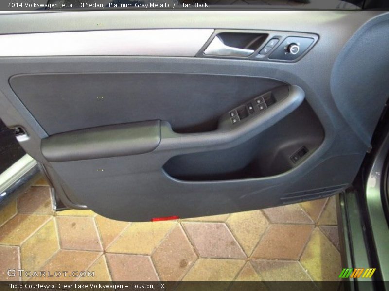Platinum Gray Metallic / Titan Black 2014 Volkswagen Jetta TDI Sedan