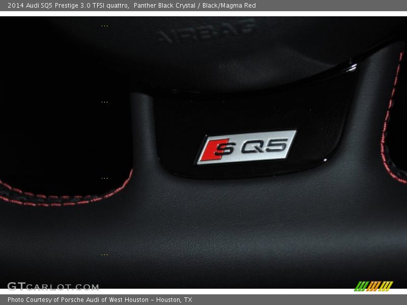 Panther Black Crystal / Black/Magma Red 2014 Audi SQ5 Prestige 3.0 TFSI quattro