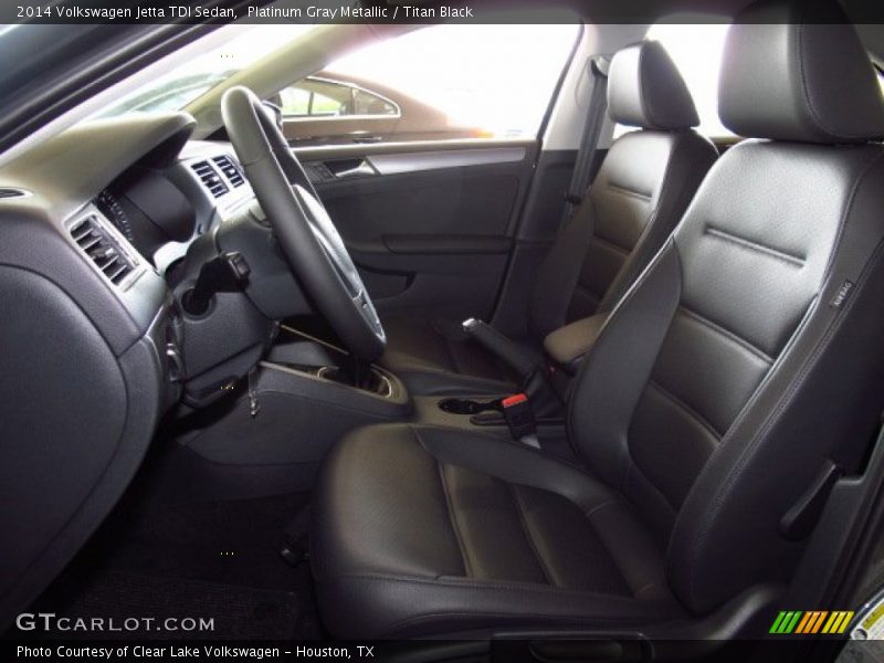 Platinum Gray Metallic / Titan Black 2014 Volkswagen Jetta TDI Sedan
