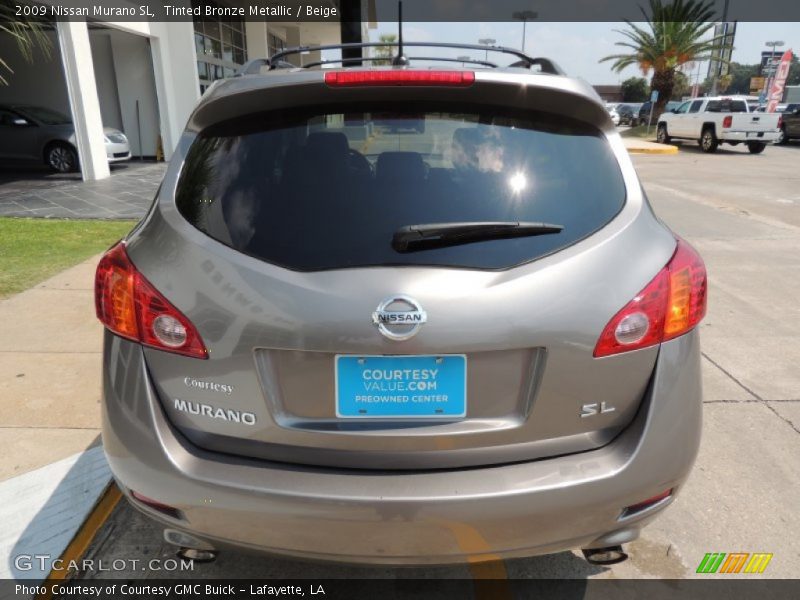 Tinted Bronze Metallic / Beige 2009 Nissan Murano SL