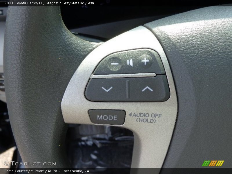 Magnetic Gray Metallic / Ash 2011 Toyota Camry LE