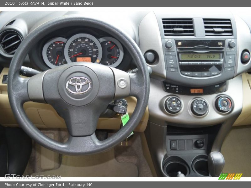 Dashboard of 2010 RAV4 I4