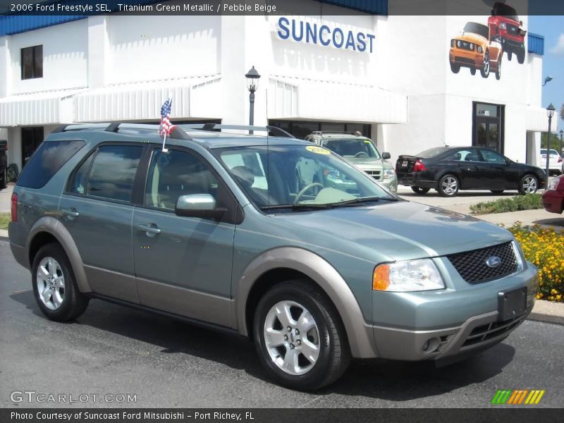 Titanium Green Metallic / Pebble Beige 2006 Ford Freestyle SEL