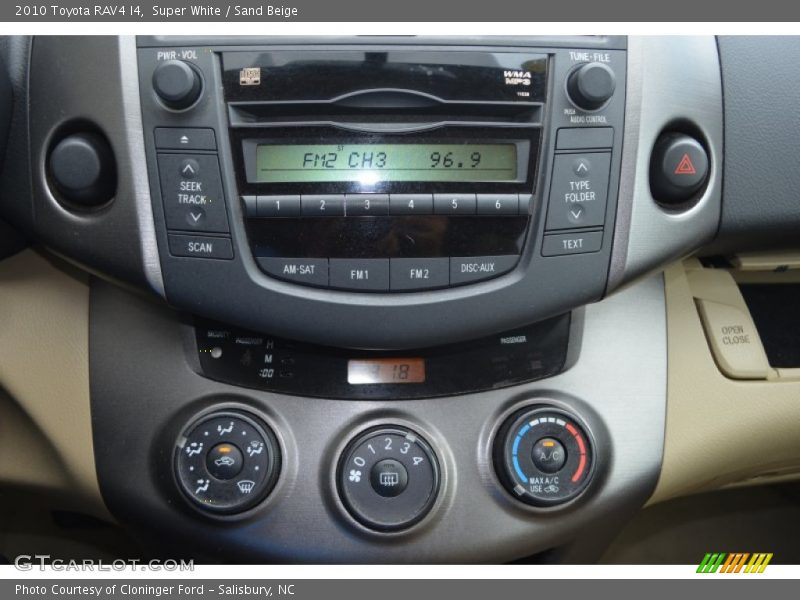 Controls of 2010 RAV4 I4