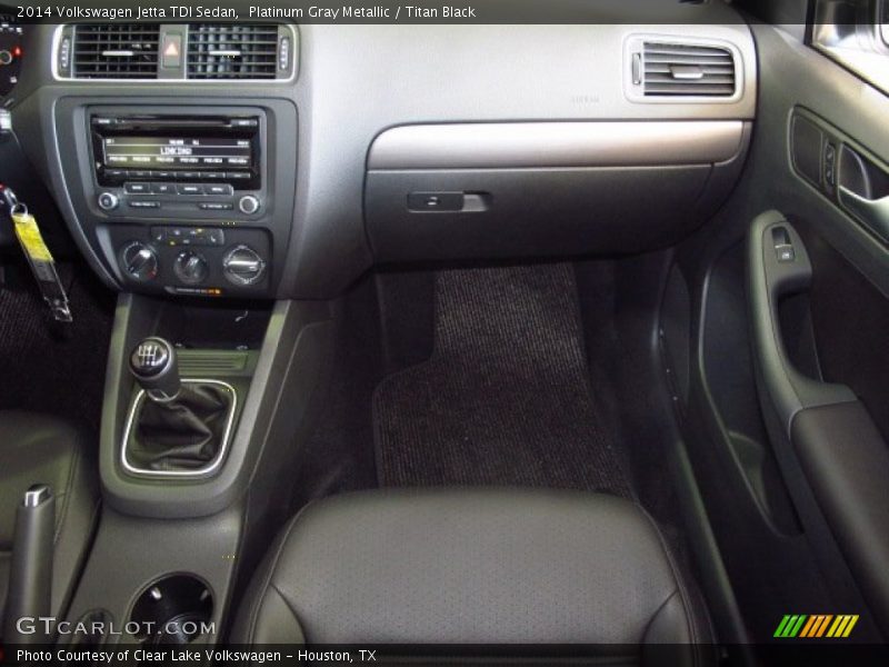 Platinum Gray Metallic / Titan Black 2014 Volkswagen Jetta TDI Sedan