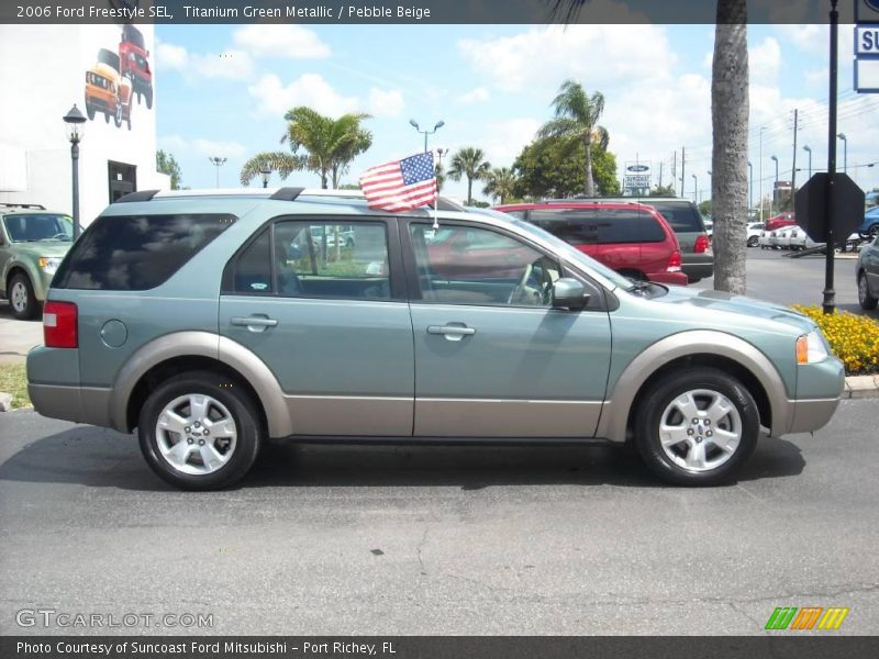 Titanium Green Metallic / Pebble Beige 2006 Ford Freestyle SEL