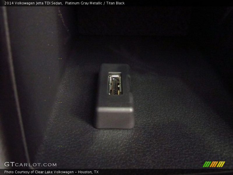 Platinum Gray Metallic / Titan Black 2014 Volkswagen Jetta TDI Sedan