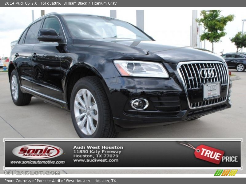 Brilliant Black / Titanium Gray 2014 Audi Q5 2.0 TFSI quattro