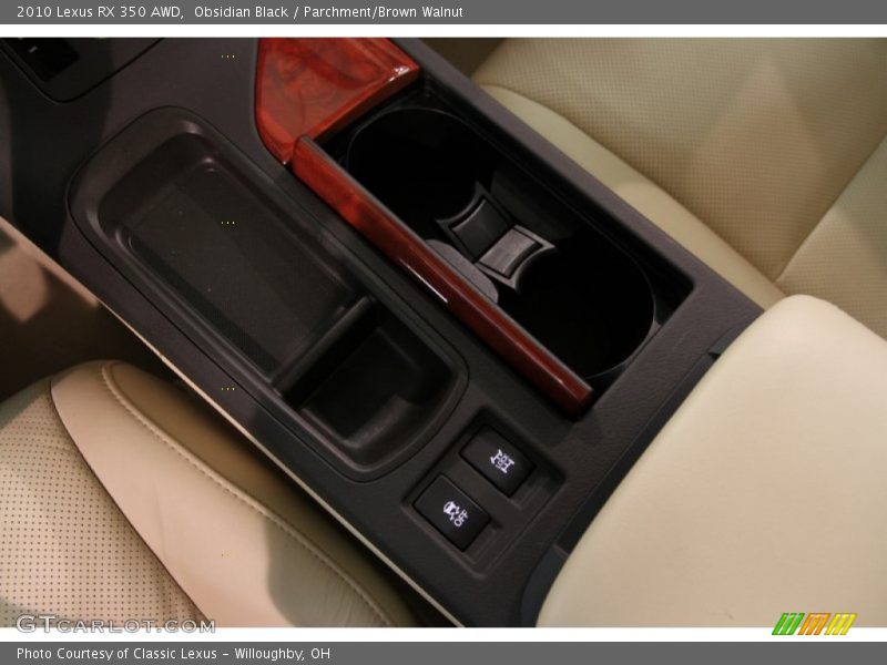 Obsidian Black / Parchment/Brown Walnut 2010 Lexus RX 350 AWD